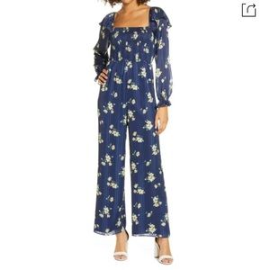 Navy floral Ali & Jay Jumpsuit size xs